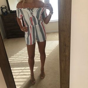 Strapless Romper